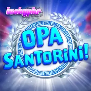 Opa Santorini! سلاٹ گیم کا ایک منظر